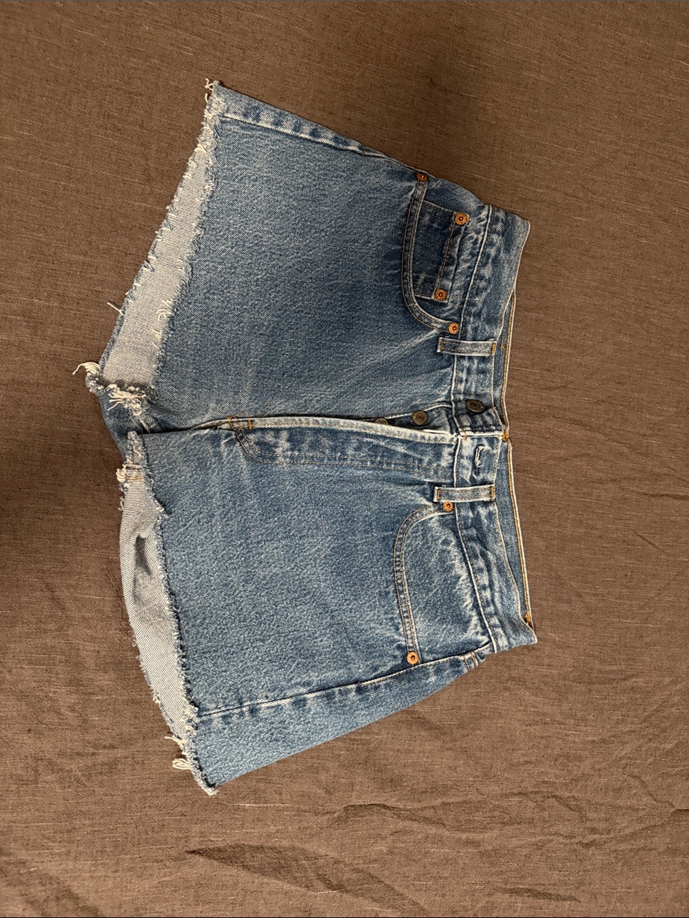 Levi's denim High-Rise Cutoff Denim Shorts